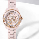 Coach Preston Pink Dial Pink Steel Strap Watch for Women - 14503465 Buy Now By Coach