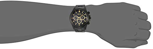 Hugo Boss Ikon Black Dial Black Steel Strap Watch for Men - 1513278 Buy Now By Hugo Boss