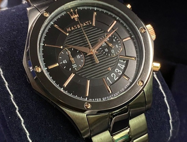 Maserati Circuito Black Dial Black Steel Strap Watch For Men - R8873627001 Buy Now By Maserati