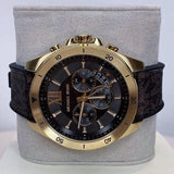 Michael Kors Brecken Chronograph Black Dial Brown Leather Strap Watch For Men - MK8849 Buy Now By Michael Kors