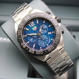 Tag Heuer Formula 1 Chronograph Blue Dial Silver Steel Strap Watch for Men - CAZ101AV.BA0842 Buy Now By Tag Heuer