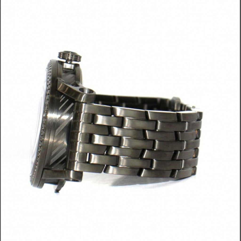 Versace Viamond Quartz Black Dial Grey Steel Strap Watch For Men - VEPO00520 Buy Now By Versace