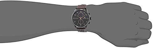 Tommy Hilfiger Chase Quartz Black Dial Brown Leather Strap Watch for Men - 1791577 Buy Now By Tommy Hilfiger
