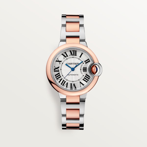 Cartier Ballon Bleu de Cartier Silver Dial Two Tone Steel Strap Watch for Women - W2BB0032 Buy Now By Cartier