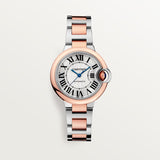 Cartier Ballon Bleu de Cartier Silver Dial Two Tone Steel Strap Watch for Women - W2BB0032 Buy Now By Cartier