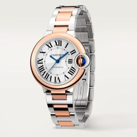 Cartier Ballon Bleu de Cartier Silver Dial Two Tone Steel Strap Watch for Women - W2BB0032 Buy Now By Cartier