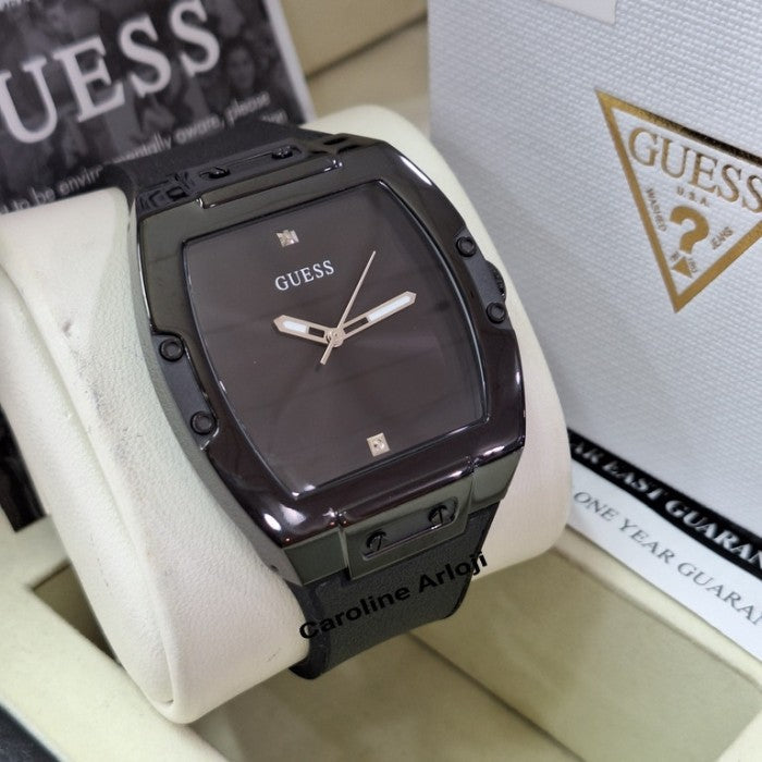 Guess Phoenix Black Dial Black Rubber Strap Watch for Men - GW0386G1 Buy Now By Guess