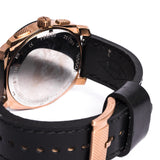 Fossil Machine Chronograph Black Dial Black Leather Strap Watch for Men - FS5120 Buy Now By Fossil