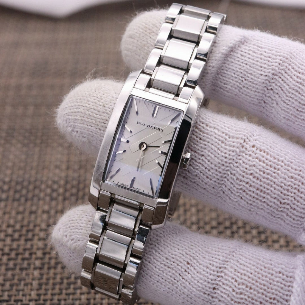 Burberry Heritage Silver Dial Silver Steel Strap Watch For Women - BU9500 Buy Now By Burberry