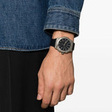 Salvatore Ferragamo 1927 Chrono Analog Black Dial Black Leather Strap Watch for Men - SFKZ00123 Buy Now By Salvatore Ferragamo