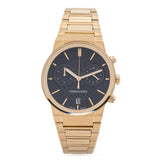 Salvatore Ferragamo Sapphire Chrono Black Dial Gold Steel Strap Watch for Men - SFME01323 Buy Now By Salvatore Ferragamo