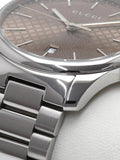 Gucci G Timeless Quartz Brown Dial Silver Steel Strap Watch for Men - YA126317 Buy Now By Gucci