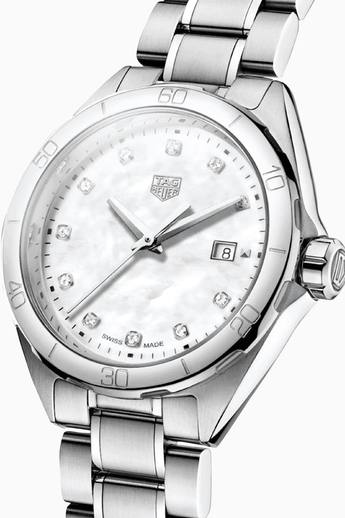 Tag Heuer Formula 1 White Mother of Pearl Dial Silver Steel Strap Watch for Women - WBJ1319.BA0666 Buy Now By Tag Heuer