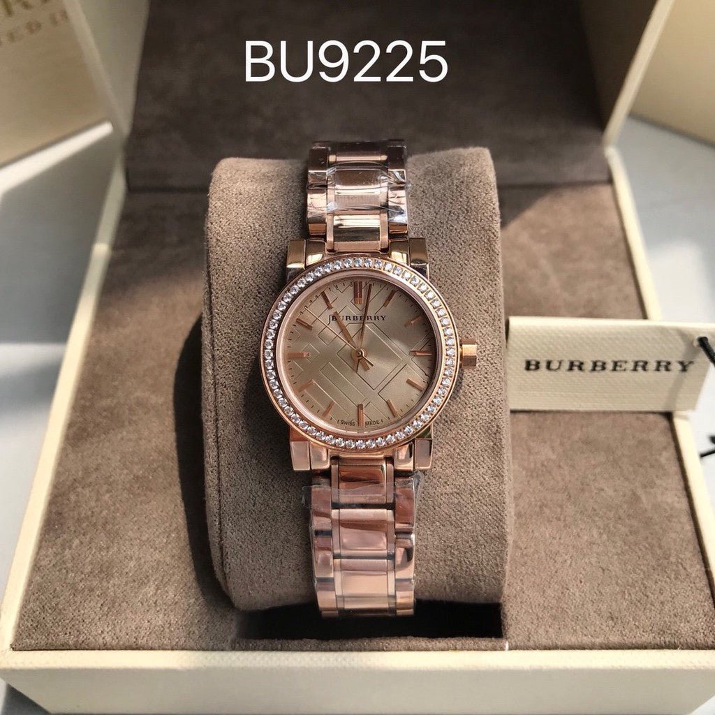 Burberry The City Diamonds Silver Dial Silver Steel Strap Watch for Women - BU9220 Buy Now By Burberry
