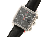 Tag Heuer Monaco Calibre 12 Final Edition Chronograph Grey Dial Black Leather Strap Watch for Men - CAW211J.FC6476 Buy Now By Tag Heuer