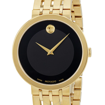 Movado Esperanza Museum 39mm Black Dial Stainless Steel Watch For Men - 0607059 Buy Now By Movado