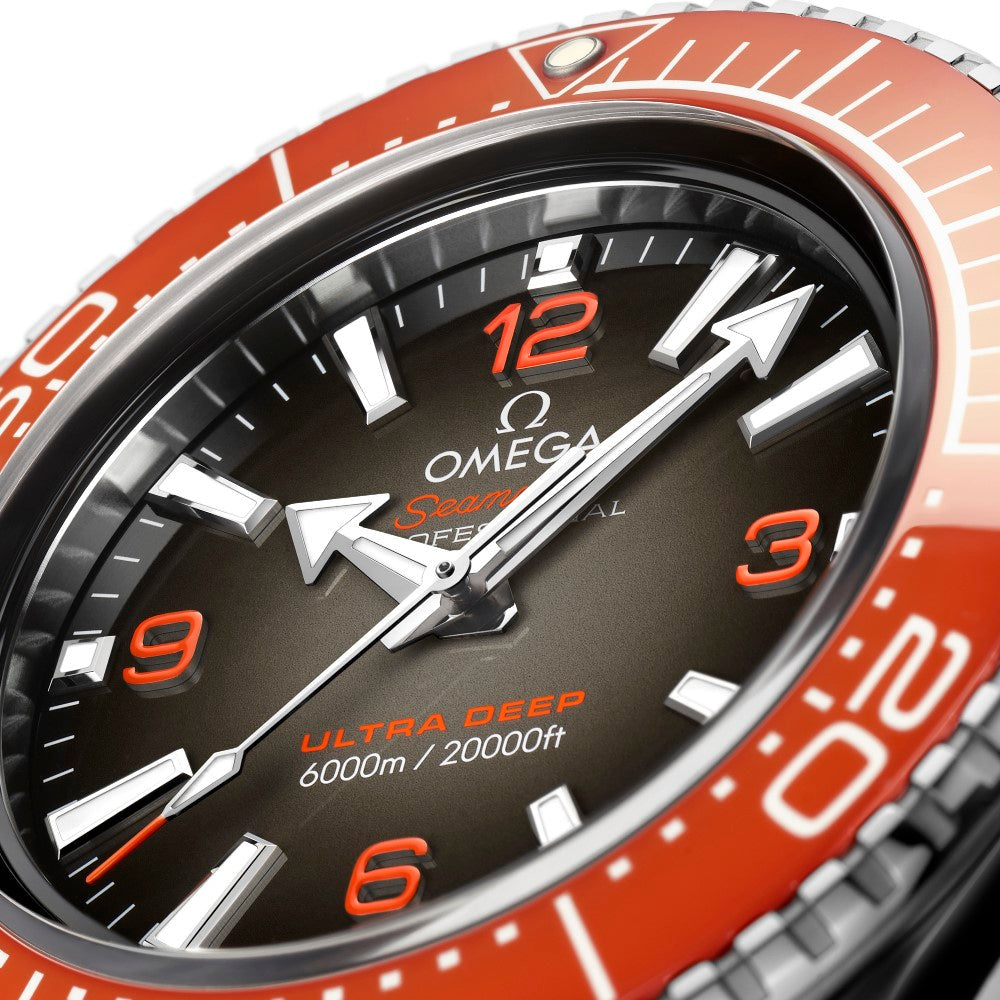 Omega Seamaster Planet Ocean 6000M Co Axial Master Chronograph Black Dial Black Rubber Strap Watch for Men - 21532462106001 Buy Now By Omega