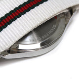 Gucci G Timeless Quartz White DIal White NATO Strap Watch For Men - YA126322 Buy Now By Gucci