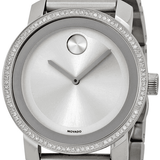 Movado Bold Diamonds Silver Dial Silver Steel Strap Watch for Women - 3600149 Buy Now By Movado