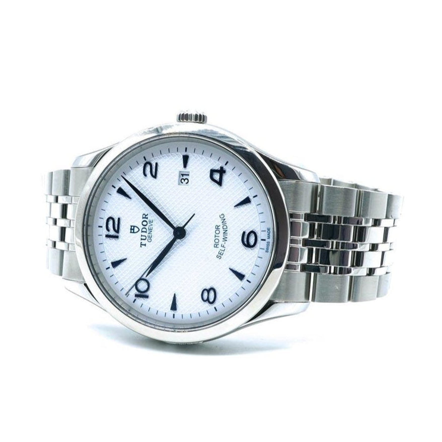 Tudor 1926 Automatic White Dial Silver Steel Strap Watch for Men - M91650-0005 Buy Now By Tudor