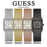 Guess Highline Black Dial Black Mesh Bracelet Watch for Women - W0826L4 Buy Now By Guess