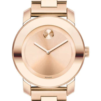 Movado Bold Rose Gold Dial Rose Gold Steel Strap Watch for Women - 3600342 Buy Now By Movado