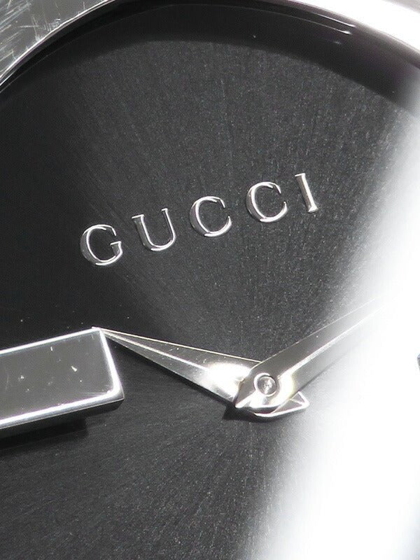 Gucci G Interlocking Black Dial Silver Steel Strap Watch For Women - YA133307 Buy Now By Gucci