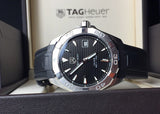 Tag Heuer Aquaracer Caliber 5 Automatic Black Dial Black Rubber Strap Watch for Men - WAY2113.FT8021 Buy Now By Tag Heuer