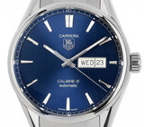 Tag Heuer Carrera Automatic Blue Dial Silver Steel Strap Watch for Men - WAR201E.BA0723 Buy Now By Tag Heuer