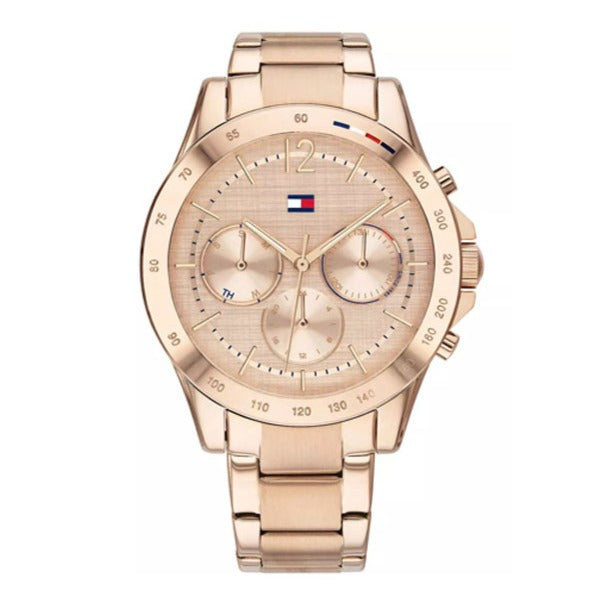 Tommy Hilfiger Haven Chronograph Rose Gold Dial Rose Gold Steel Strap Watch For Women - 1782197 Buy Now By Tommy Hilfiger