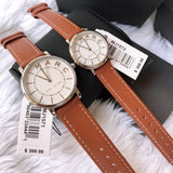 Marc Jacobs Roxy Silver Dial Brown Leather Strap Watch for Women - MJ1572 Buy Now By Marc Jacobs