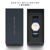 Daniel Wellington Classic Bayswater White Dial Blue NATO Strap Watch For Men - DW00100276 Buy Now By Daniel Wellington