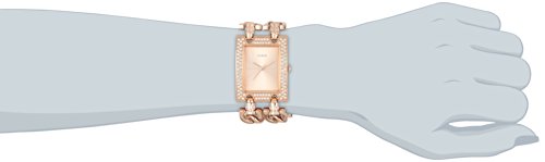 Guess Mod Heavy Metal Diamonds Rose Gold Dial Rose Gold Steel Strap Watch for Women - W0072L3 Buy Now By Guess