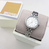 Michael Kors Darci Silver Dial Silver Steel Strap Watch for Women - MK3294 Buy Now By Michael Kors