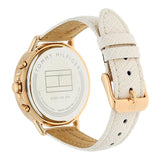 Tommy Hilfiger Carly Cream Dial Cream Leather Strap Watch for Women -1781789 Buy Now By Tommy Hilfiger