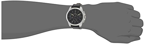 Tommy Hilfiger Decker Black Dial Black Leather Strap Watch for Men - 1791563 Buy Now By Tommy Hilfiger