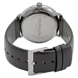 Calvin Klein High Noon Quartz White Dial Black Leather Strap Watch for Men - K8M211C6 Buy Now By Calvin Klein