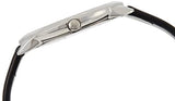 Calvin Klein Minimal Silver Dial Black Leather Strap Watch for Men - K3M211CY Buy Now By Calvin Klein