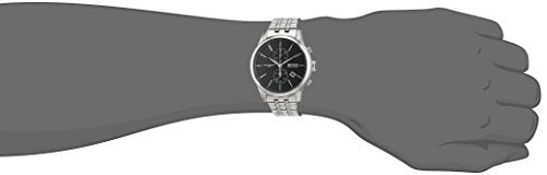 Hugo Boss Jet Black Dial Silver Steel Strap Watch for Men - 1513383 Buy Now By Hugo Boss