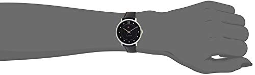 Calvin Klein Minimal Black Dial Black Leather Strap Watch for Women - K3M231C4 Buy Now By Calvin Klein
