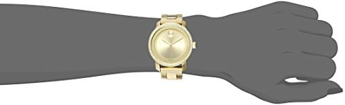 Movado Bold Diamonds Gold Dial Gold Steel Strap Watch for Women - 3600150 Buy Now By Movado