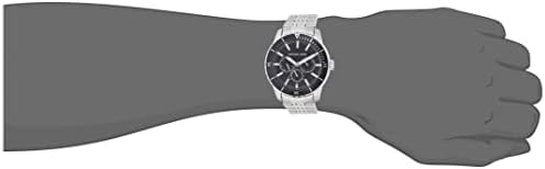 Michael Kors Cunningham Multifunction Black Dial Silver Steel Strap Watch For Men - MK7156 Buy Now By Michael Kors