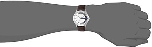 Armani Exchange Hampton Chronograph White Dial Brown Leather Strap Watch For Men - AX2187 Buy Now By Armani Exchange