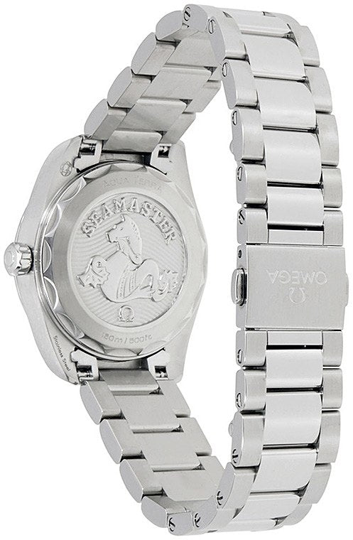 Omega Seamaster Aqua Terra Quartz Purple Dial Silver Steel Strap Watch for Women - 220.10.28.60.60.001 Buy Now By Omega