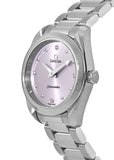 Omega Seamaster Aqua Terra Quartz Purple Dial Silver Steel Strap Watch for Women - 220.10.28.60.60.001 Buy Now By Omega
