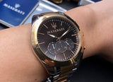 Maserati Traguardo Chronograph Brown Dial Two Tone Steel Strap Men's Watch - R8873612003 Buy Now By Maserati