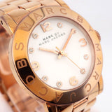 Marc Jacobs Amy White Dial Rose Gold Steel Strap Watch for Women - MBM3077 Buy Now By Marc Jacobs