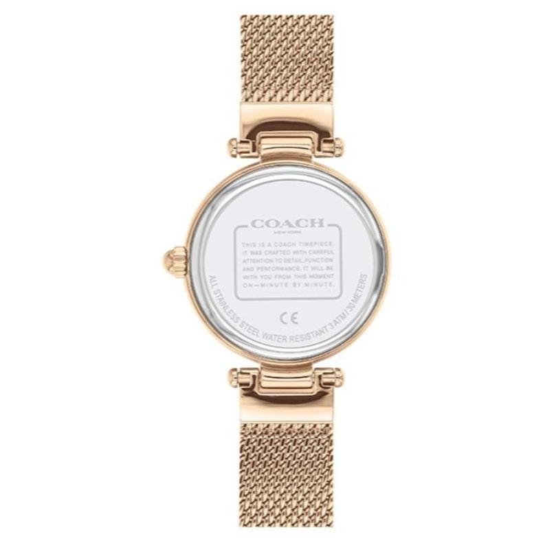 Coach Park Mother of Pearl Dial Rose Gold Mesh Bracelet Watch for Women - 14503511 Buy Now By Coach