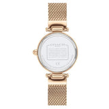 Coach Park Mother of Pearl Dial Rose Gold Mesh Bracelet Watch for Women - 14503511 Buy Now By Coach