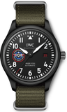 IWC Pilot’s Watch Mark XVIII Top Gun Edition “SFTI” Black Dial Green Nylon Strap Watch for Men - IW324712 Buy Now By IWC